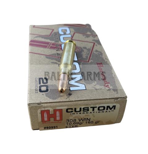 HORNADY .308 Winchester 165 gr ETX INTL